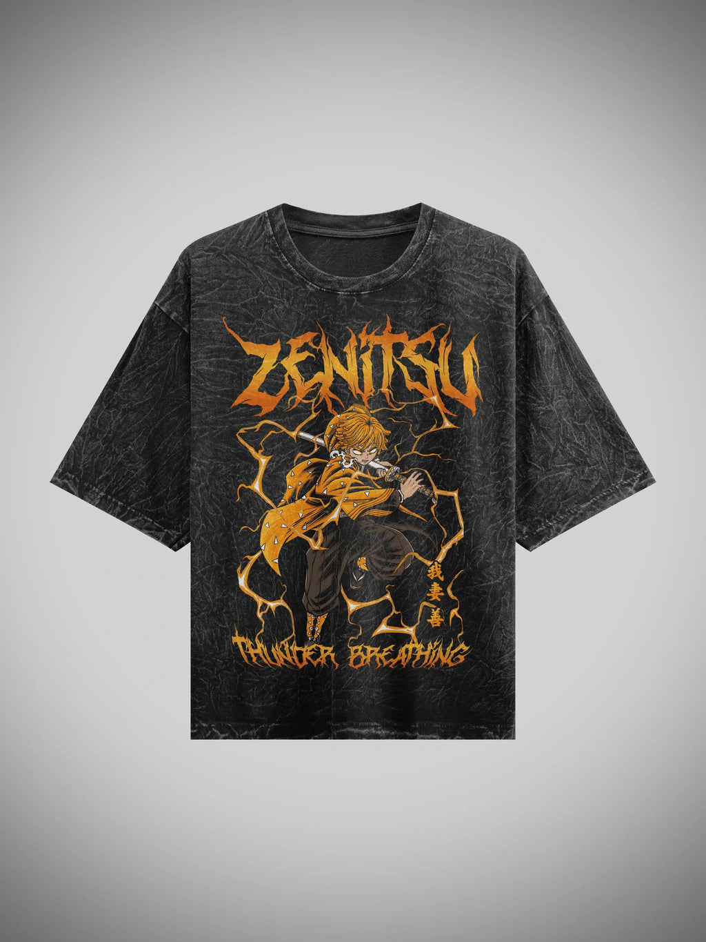 Zenitsu Demon Slayer Oversized T-shirt
